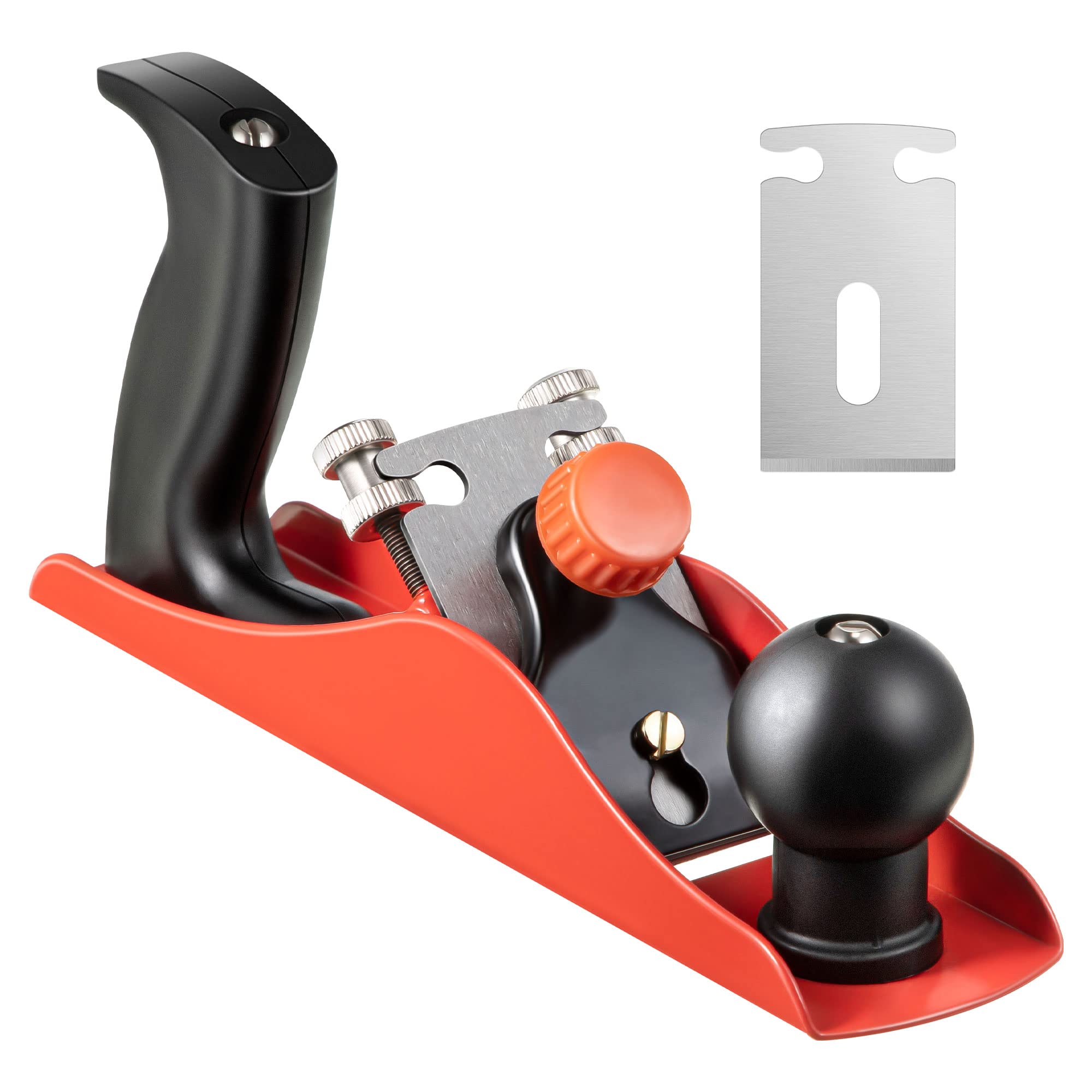 Dreyoo No.4 adjustable hand planer blade assembly for smoother, precise cuts
