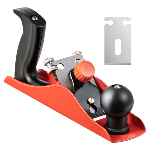 Dreyoo No.4 adjustable hand planer blade assembly for smoother, precise cuts