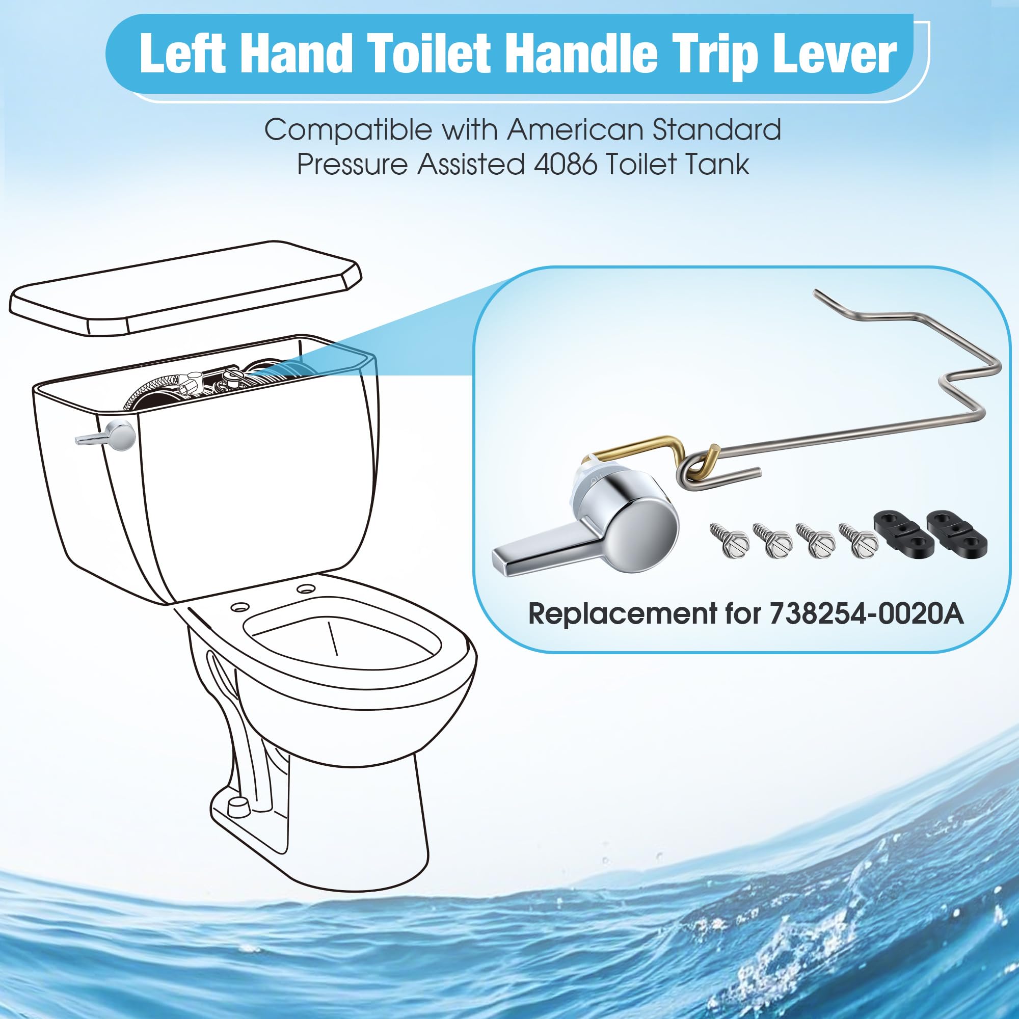 Dreyoo pressure-assisted lever kit includes arm for quick installation