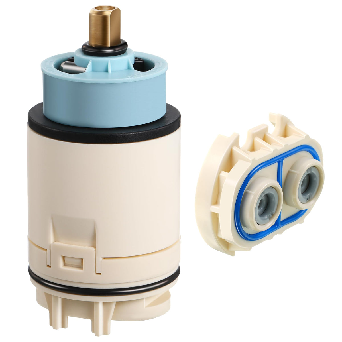 Dreyoo pressure balance cartridge for consistent shower temperature and safety.