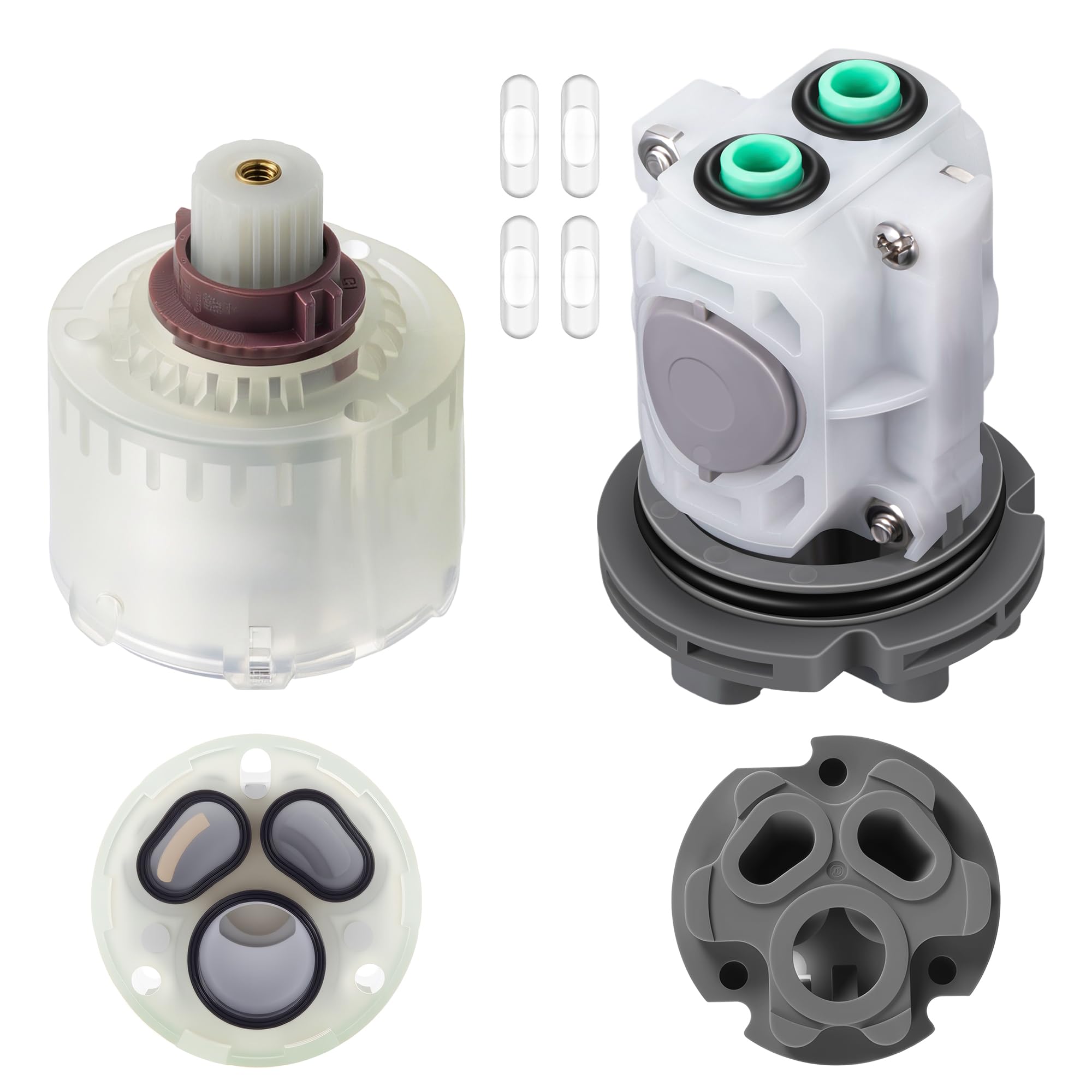 Dreyoo pressure-balancing unit full assembly for reliable bath water control