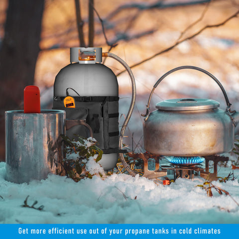 Dreyoo 5-40lb tank fit ensures broad compatibility and snug contact.