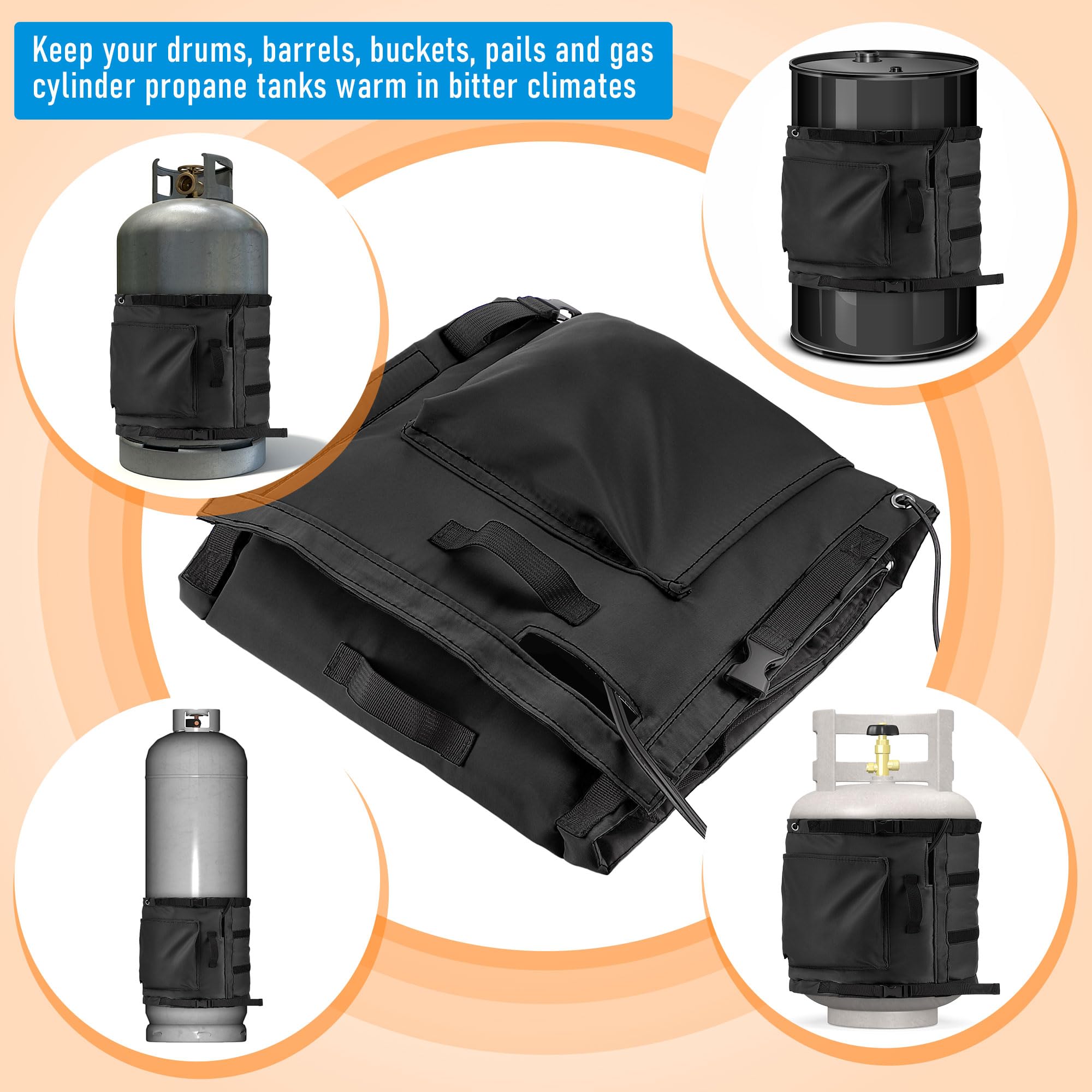 Dreyoo waterproof material keeps the blanket safe in damp environments.