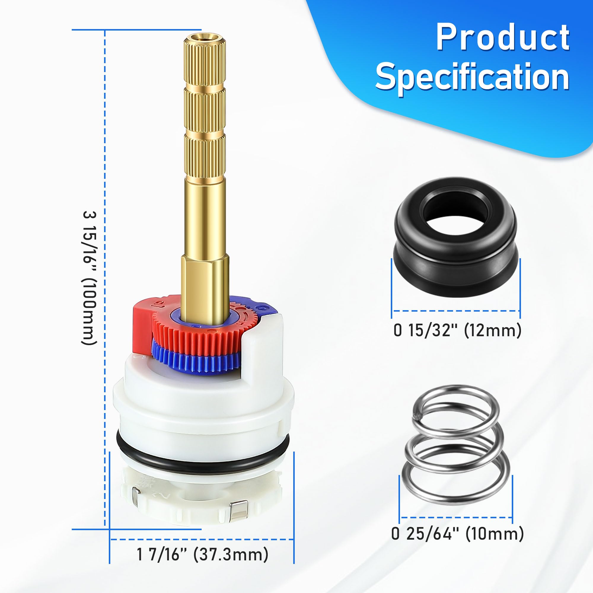 Dreyoo cartridge compatibility with Danze DA603567 demonstrates broad faucet suitability