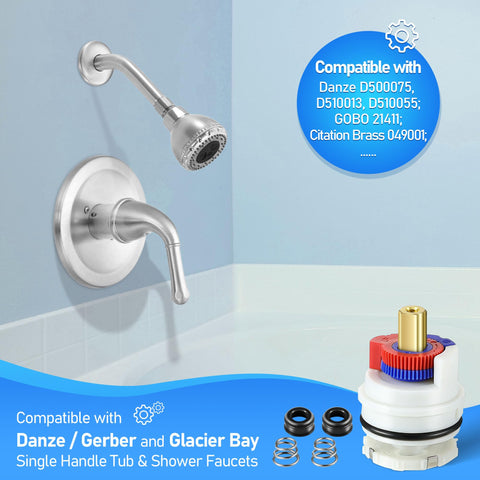Dreyoo single-handle tub/shower valve replacement for improved performance