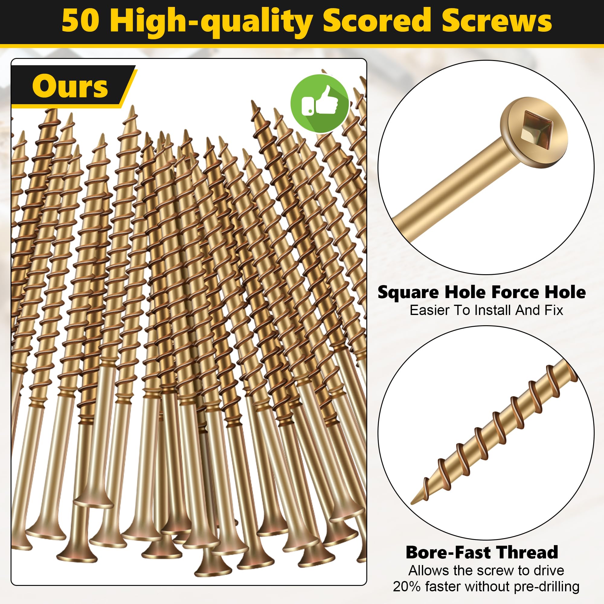 Dreyoo Squeaky Floor Repair Kit provides installation steps for DIY users.