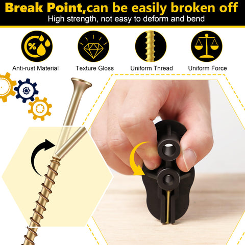 Dreyoo Squeaky Floor Repair Kit joist finding tools help locate joists accurately for secure fixes.