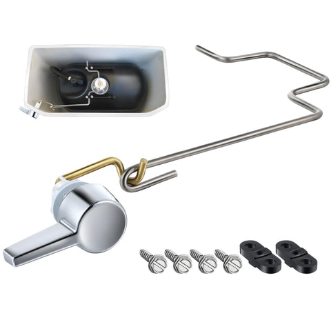 Dreyoo toilet handle kit with arm and straps covers complete replacement