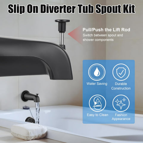 Dreyoo slip-on design enables quick replacement without extensive plumbing.