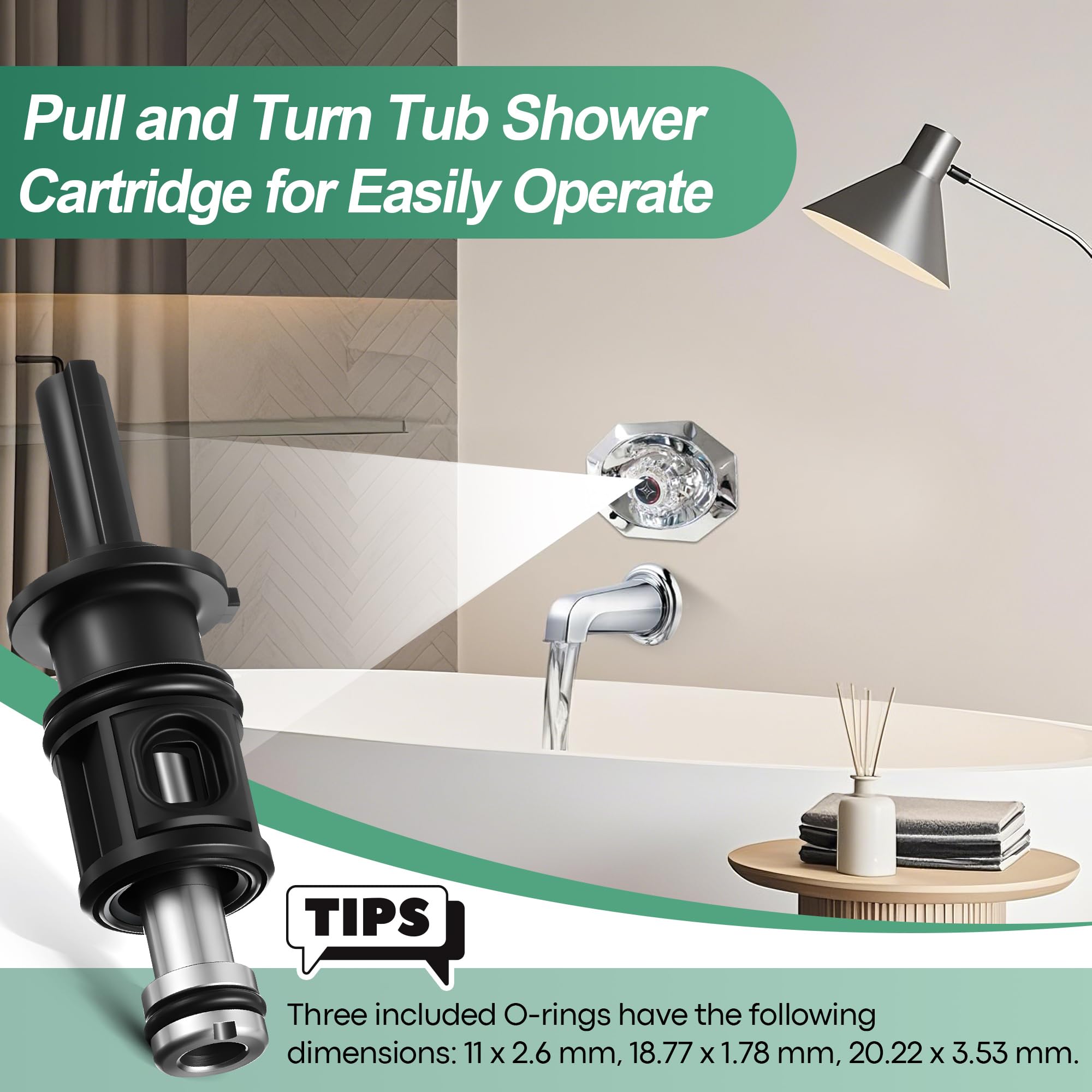 Dreyoo push-pull cartridge enabling simple on/off control during repairs