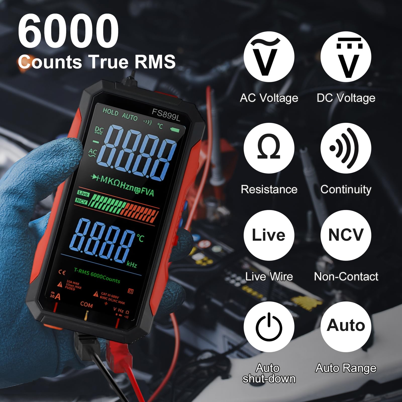 Drhomeam FS899L NCV non-contact voltage detection for safe checks