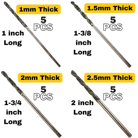 Drilax diamond drill bits set packaged for jewelry makers