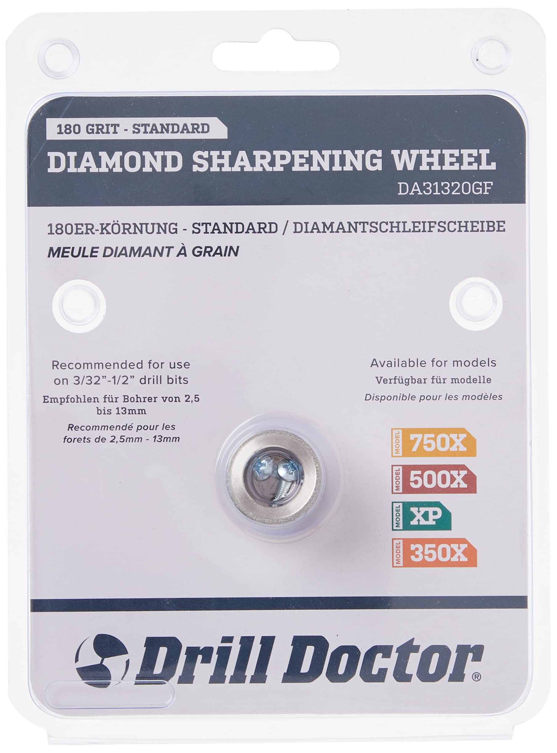 Lightweight DA31320GF wheel shipped at 6.4 ounces for easy handling.