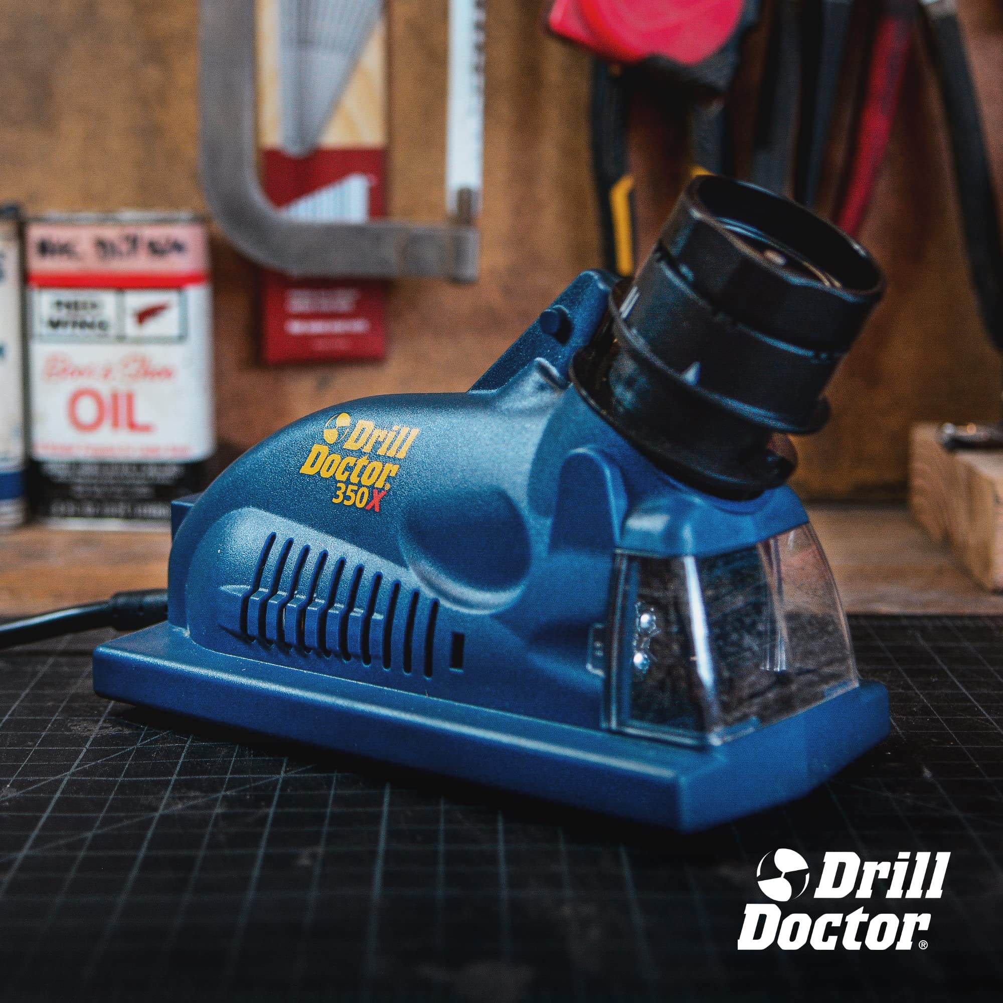 DD350X quick two-step sharpening streamlines routine in busy workshops.