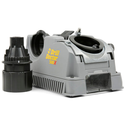 Drill Doctor DD500X sharpens twist bits from 3/32 to 1/2 inch with precision