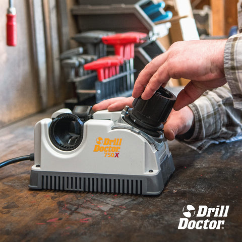 DD750X power cord and stable base for steady sharpening