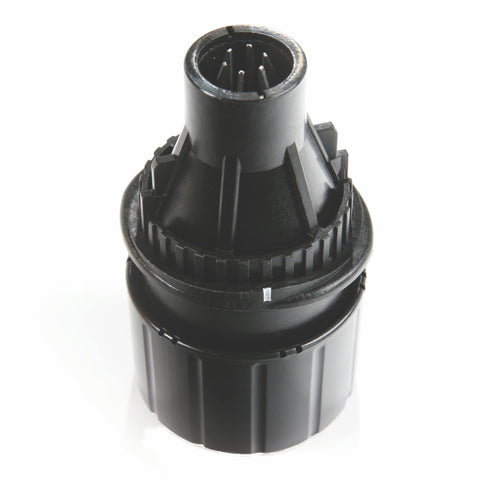 Drill Doctor large bit chuck securely holds 3/32 to 3/4 inch bits for precise sharpening.