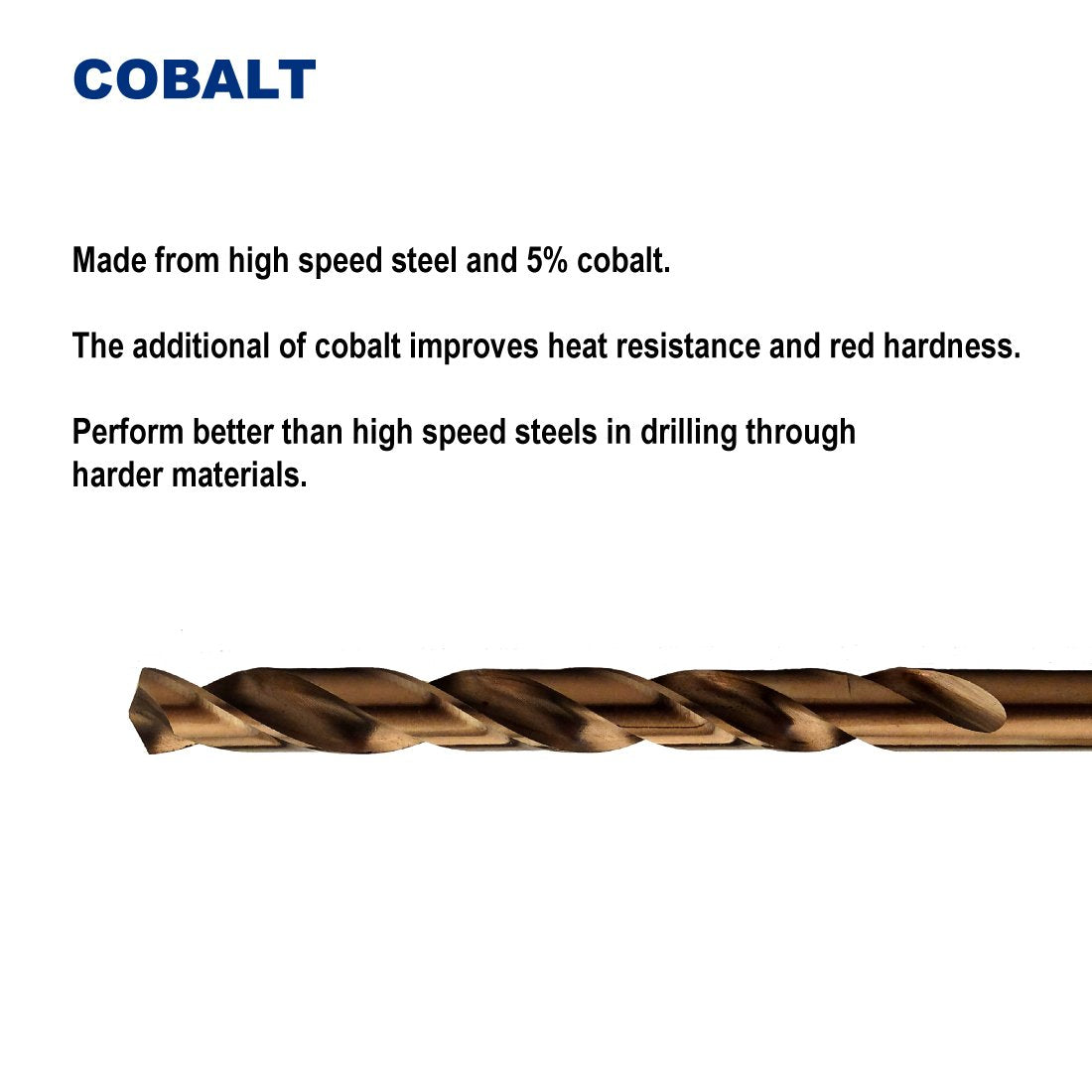 Drill Hulk 2-15/16 inch flute length for extended drilling