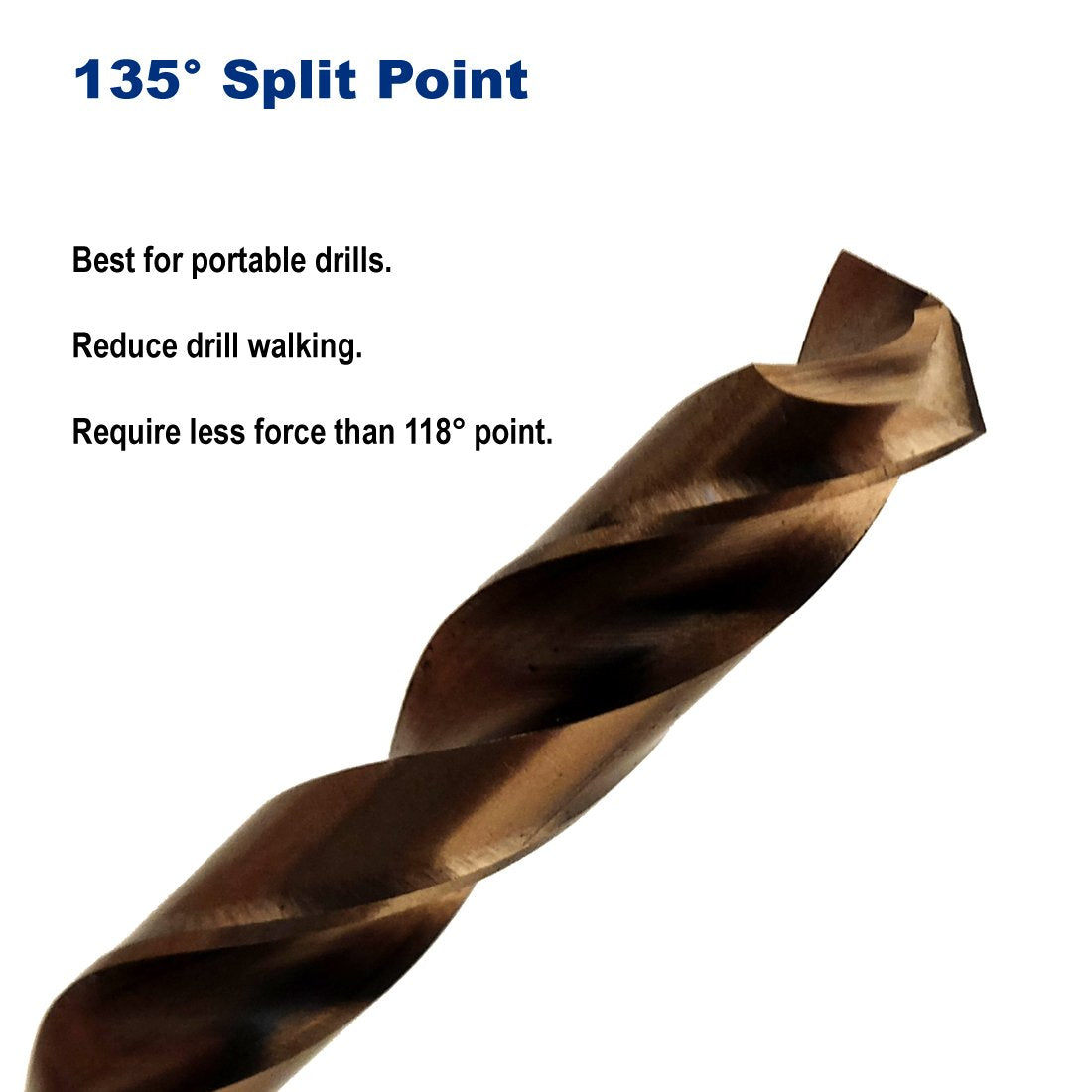 Drill Hulk suitable for hard metals including stainless steel