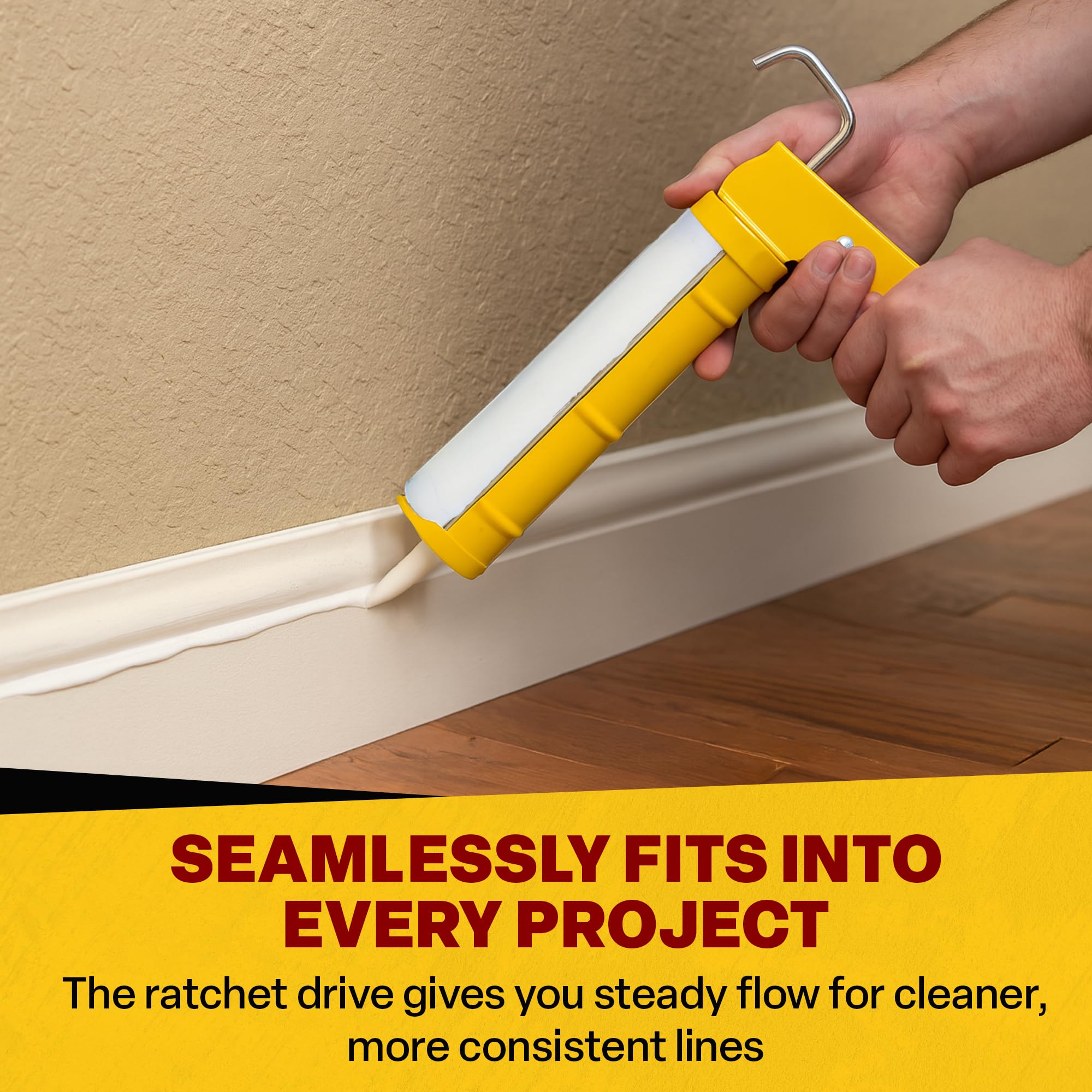 Ladder hook on Dripless CR400 enables hands-free work at height.