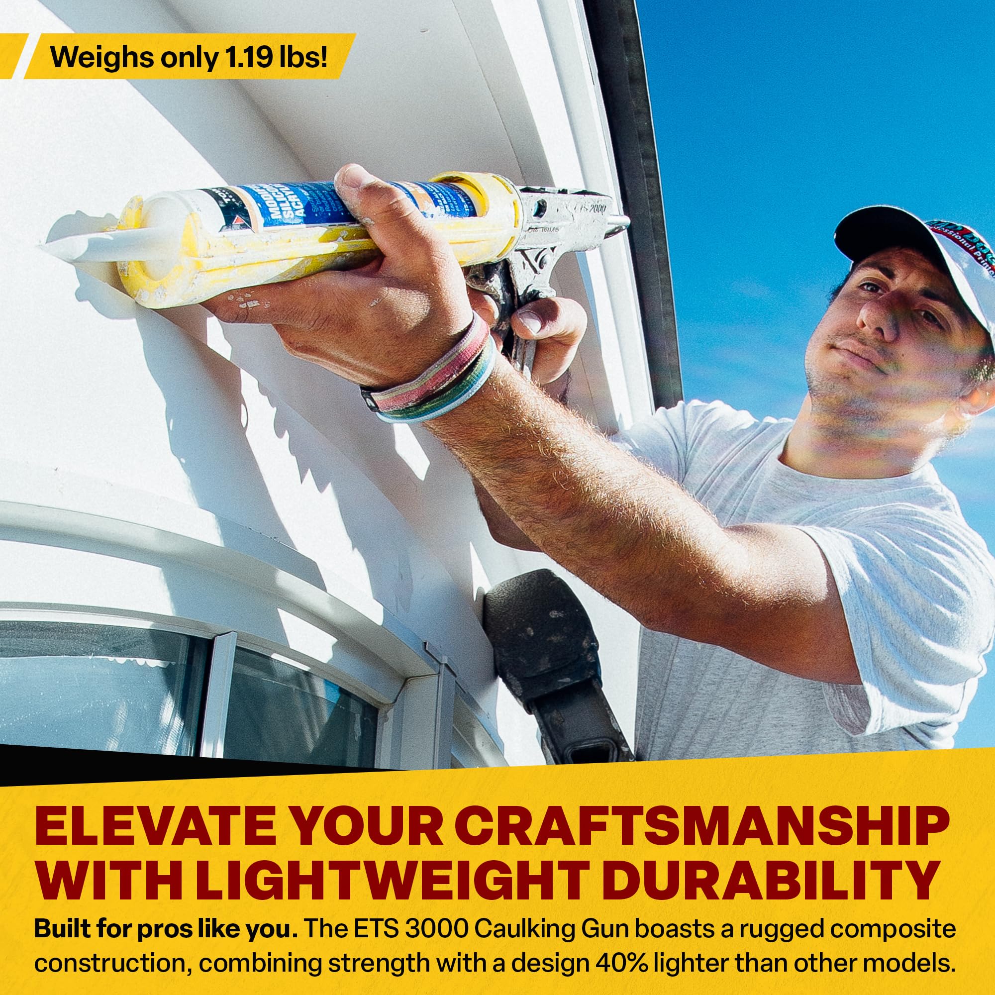 Dripless ETS3000 dripless switch in action supports clean, controlled application.