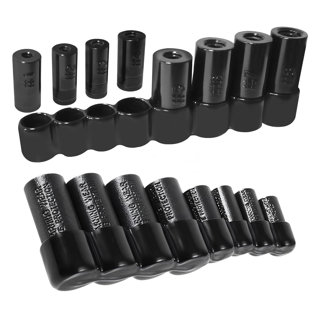 DRIVESTOR Tap Socket Set 8-piece with holder for organized threading tasks.