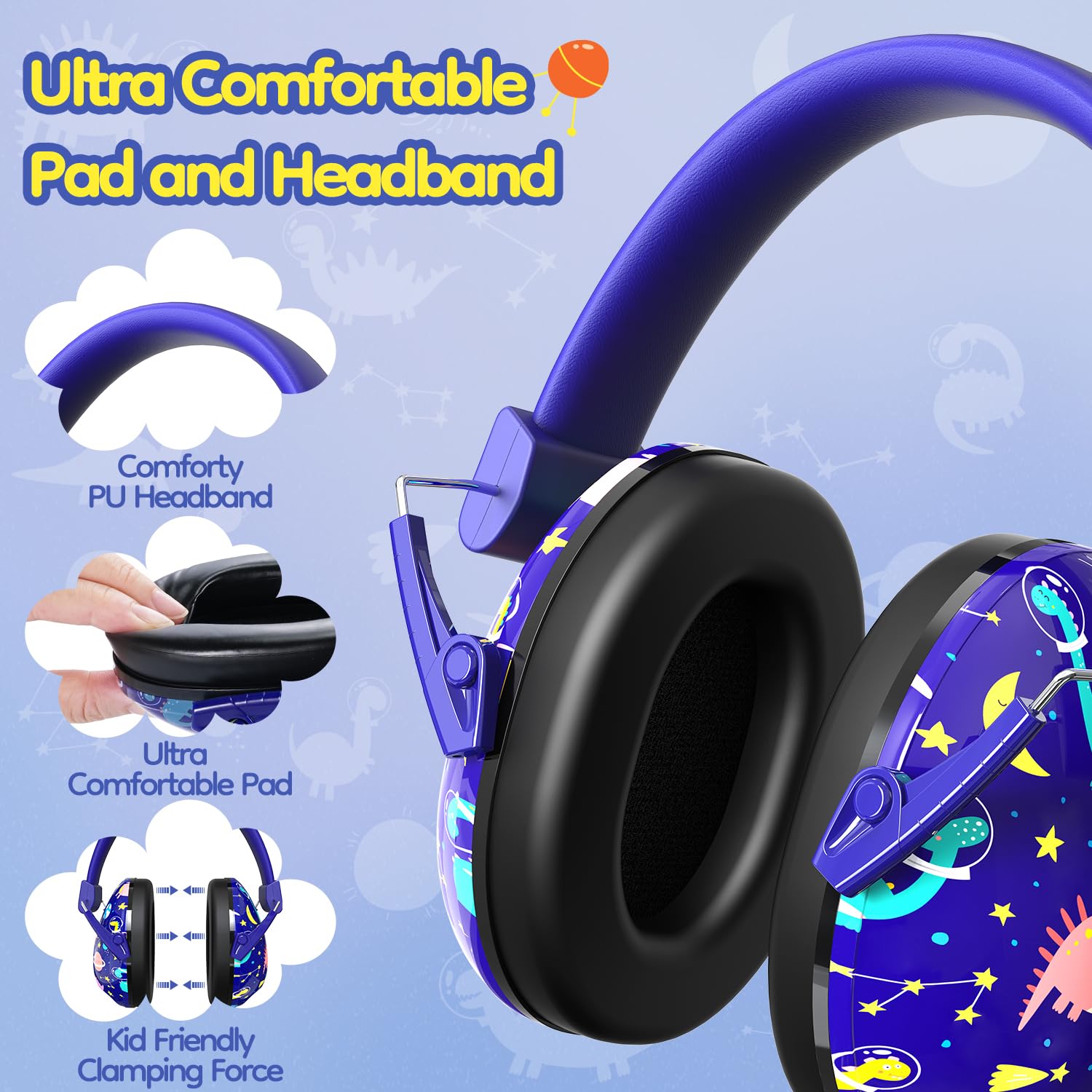 Dr.meter adjustable headband fits kids of all ages for comfortable wear