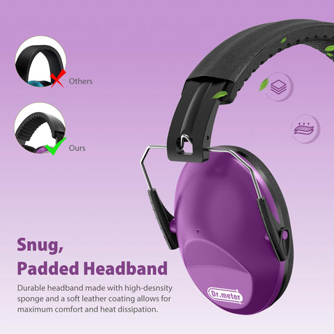 Dr.meter ear muffs certified to ANSI S3.19 and CE EN 352.1