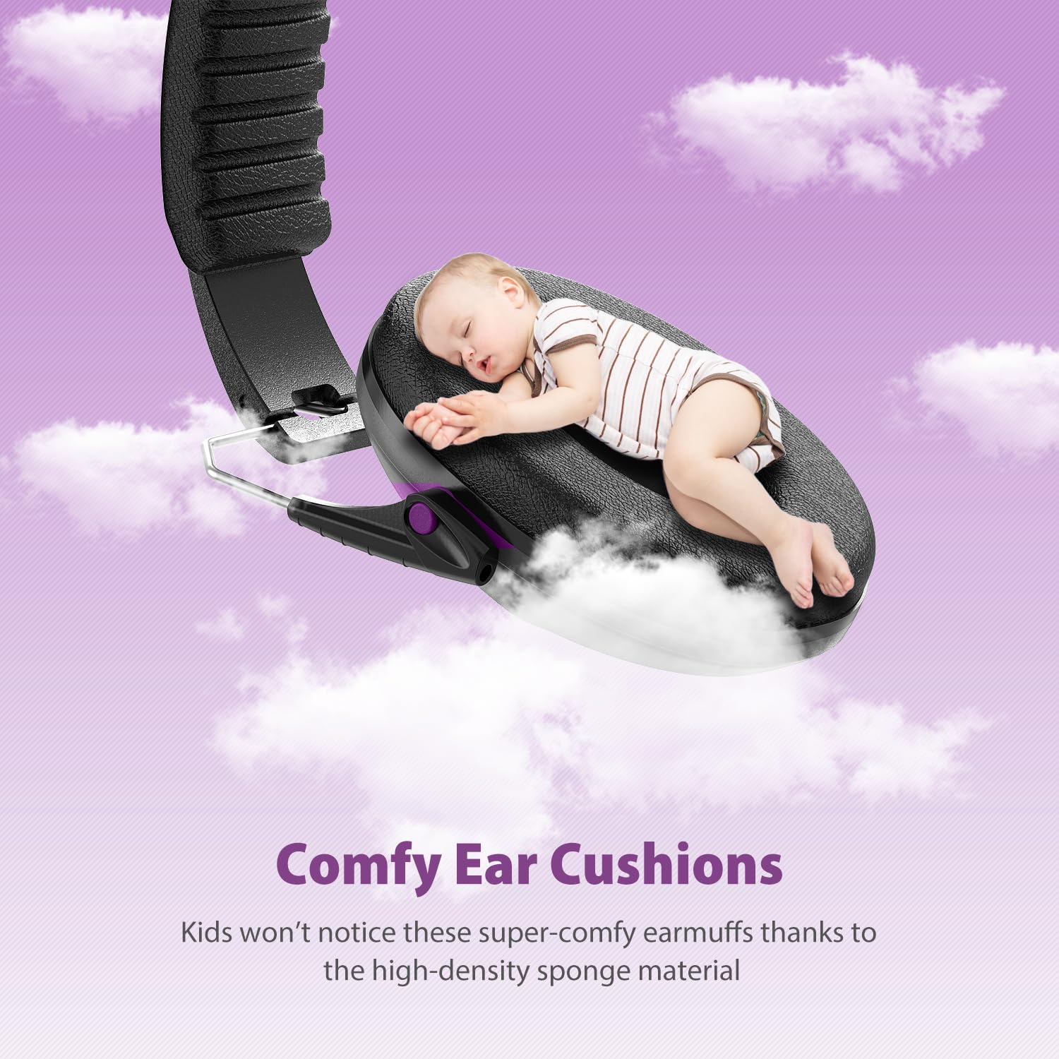 Dr.meter ear muffs worn by child at fireworks show for protection