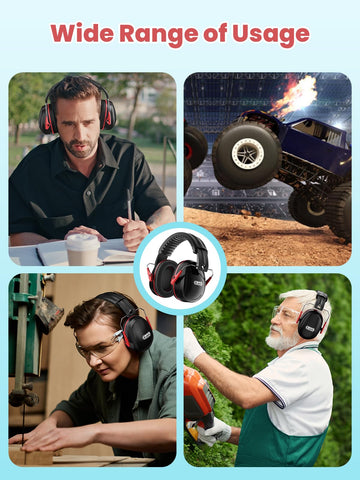 Dr.meter Ear Muffs suitable for Monster Jam and loud events