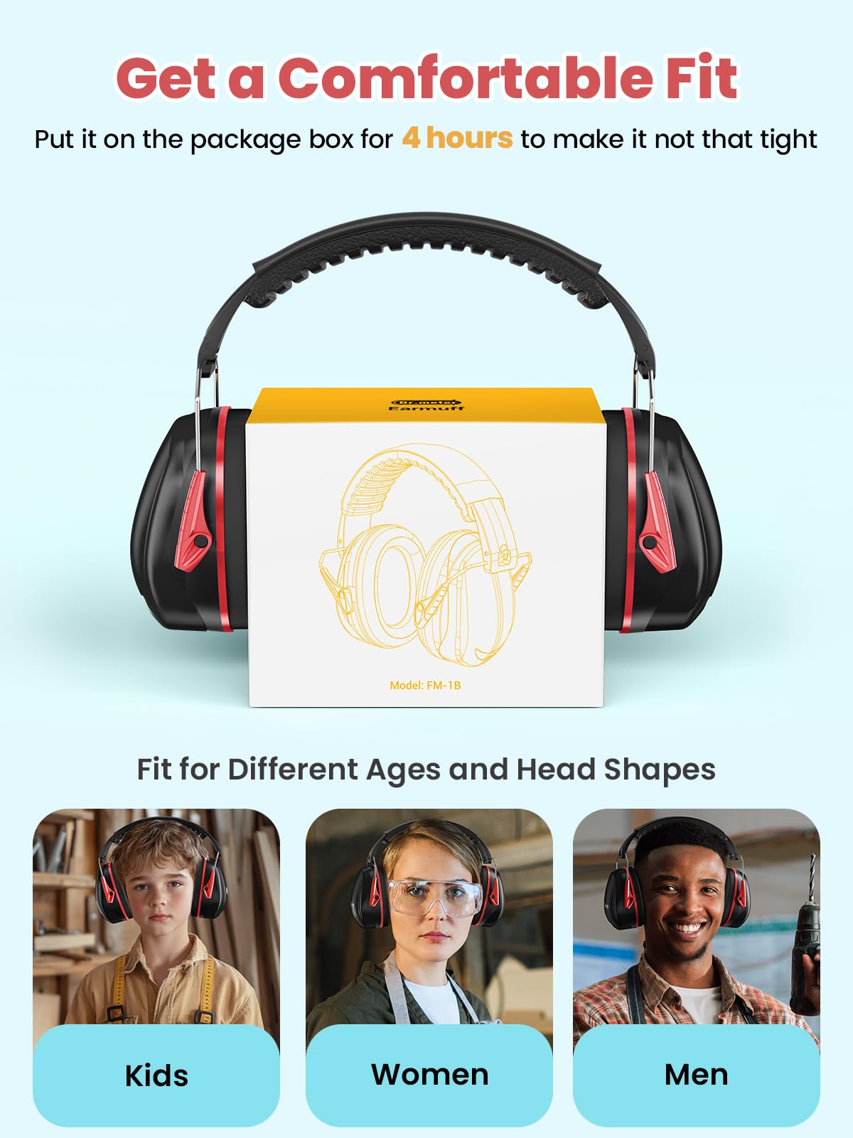 Dr.meter Ear Muffs storage bag keeps gear organized on the go