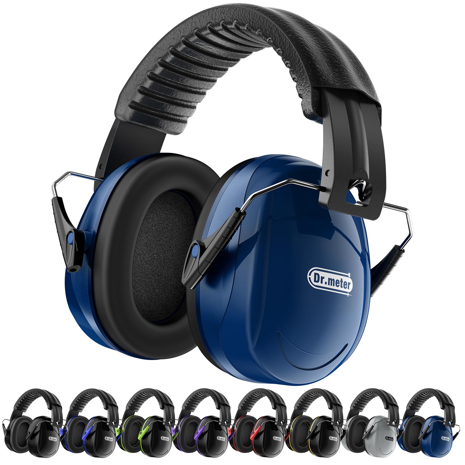 Dr.meter ear protection earmuffs with memory foam offer all-day comfort during target practice.