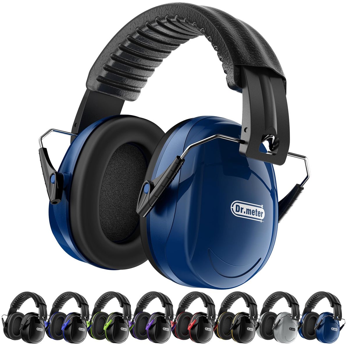 Dr.meter ear protection earmuffs with memory foam offer all-day comfort during target practice.