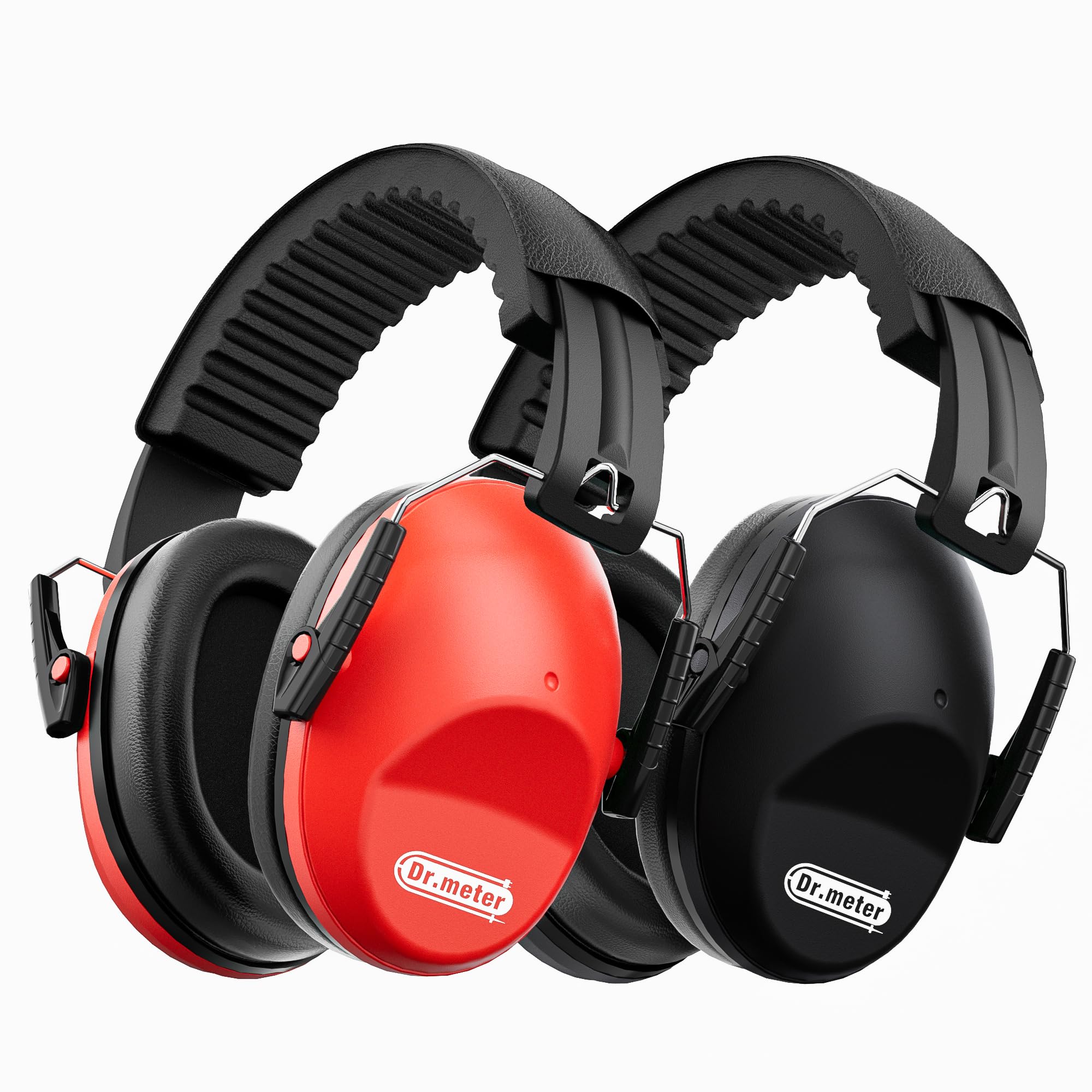 Dr.meter EM100 kids earmuffs with memory foam padding for all-day comfort.
