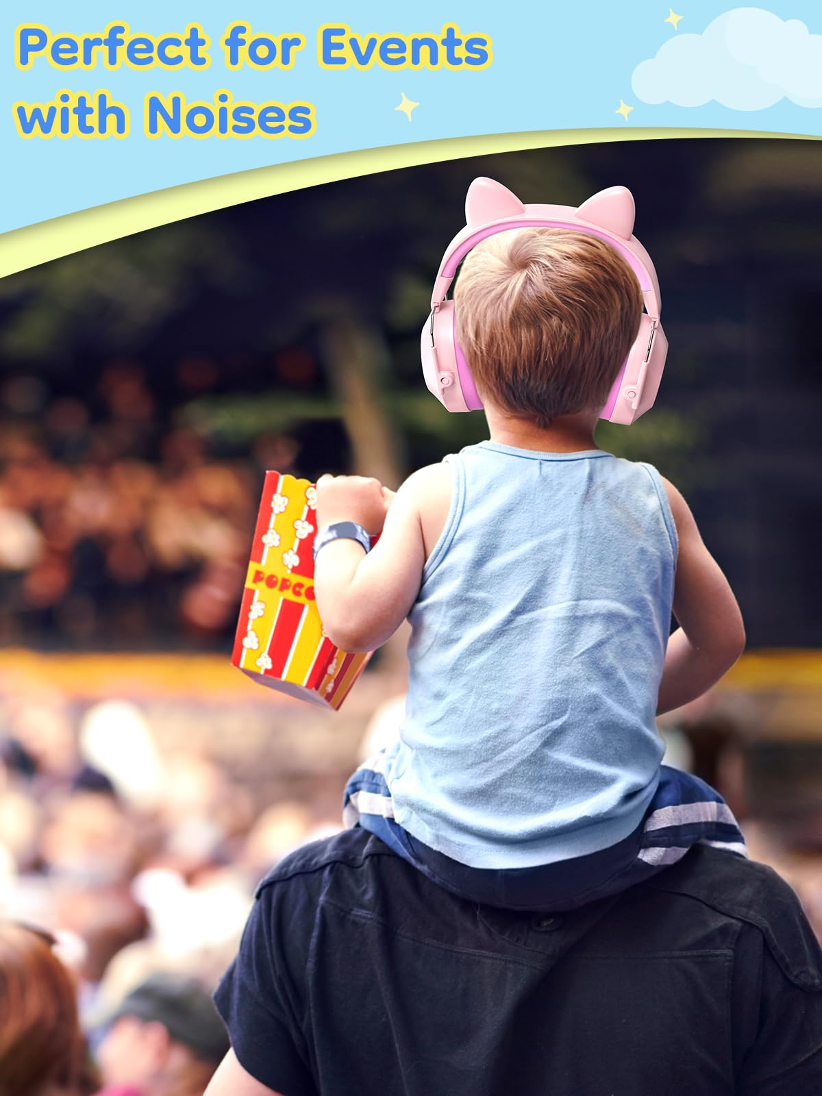 Suitable for indoor and outdoor activities with noise protection.