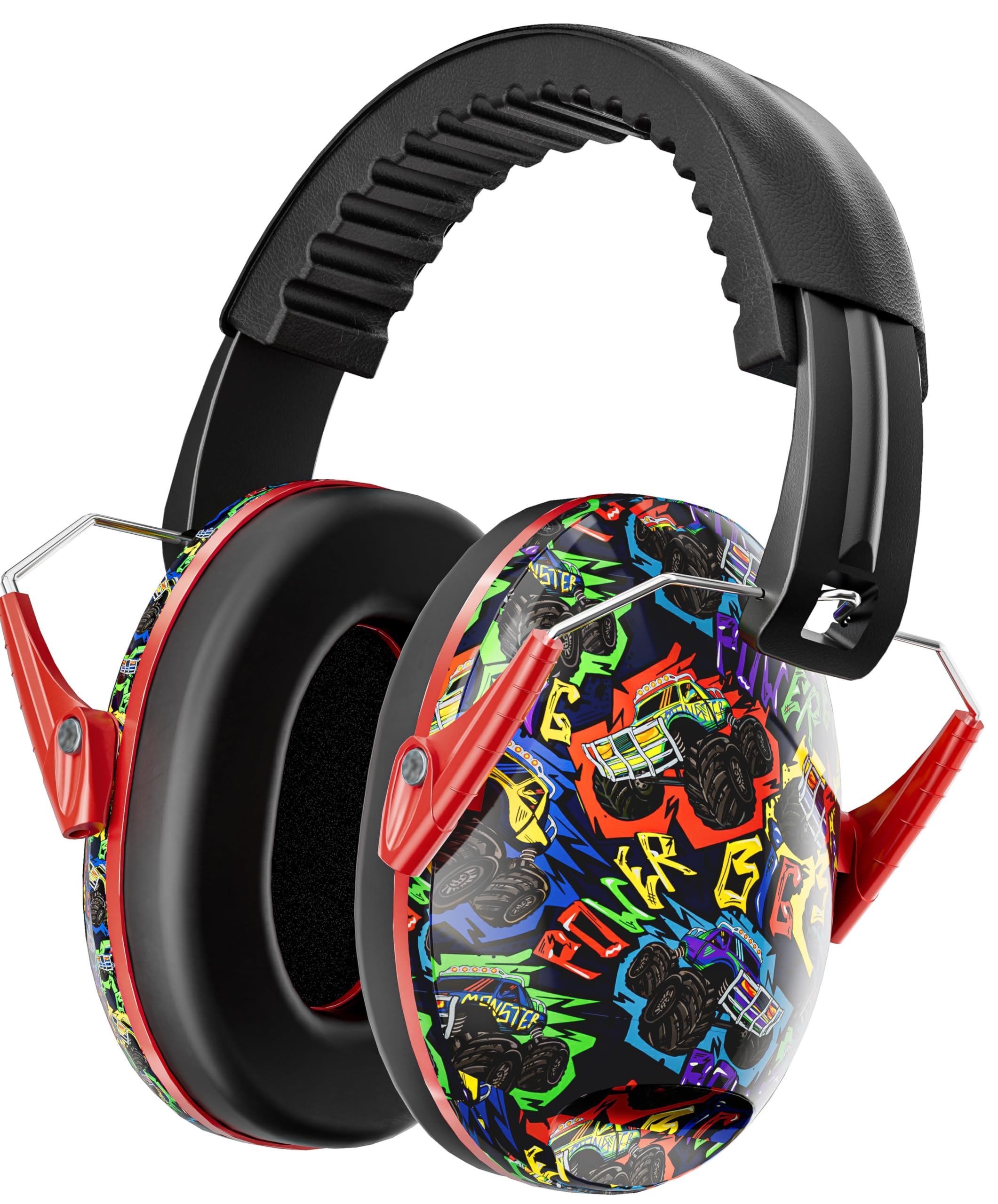 Dr.meter Kids Ear Protection at Monster Jam reduces loud noise while preserving conversation.