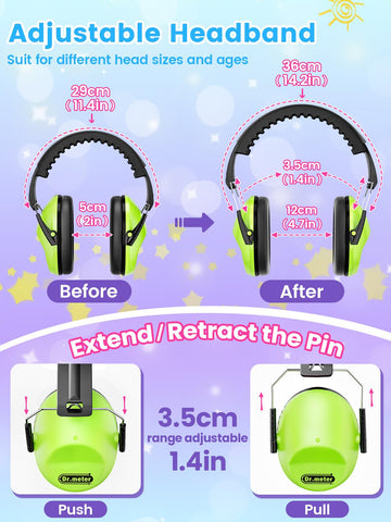 Dr.meter earmuffs provide 27.4 dB SNR noise reduction for clearer conversations.
