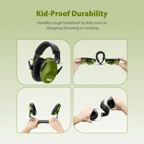 Dr.meter lightweight earmuffs suitable for outdoor adventures and mowing