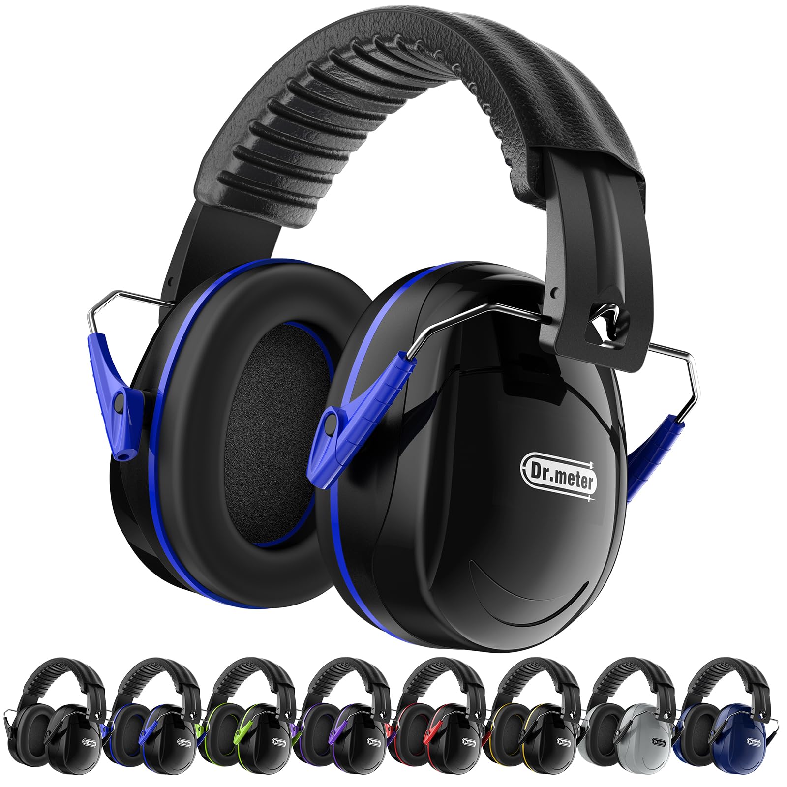 Dr.meter noise reduction earmuffs folded compact for easy transport and storage