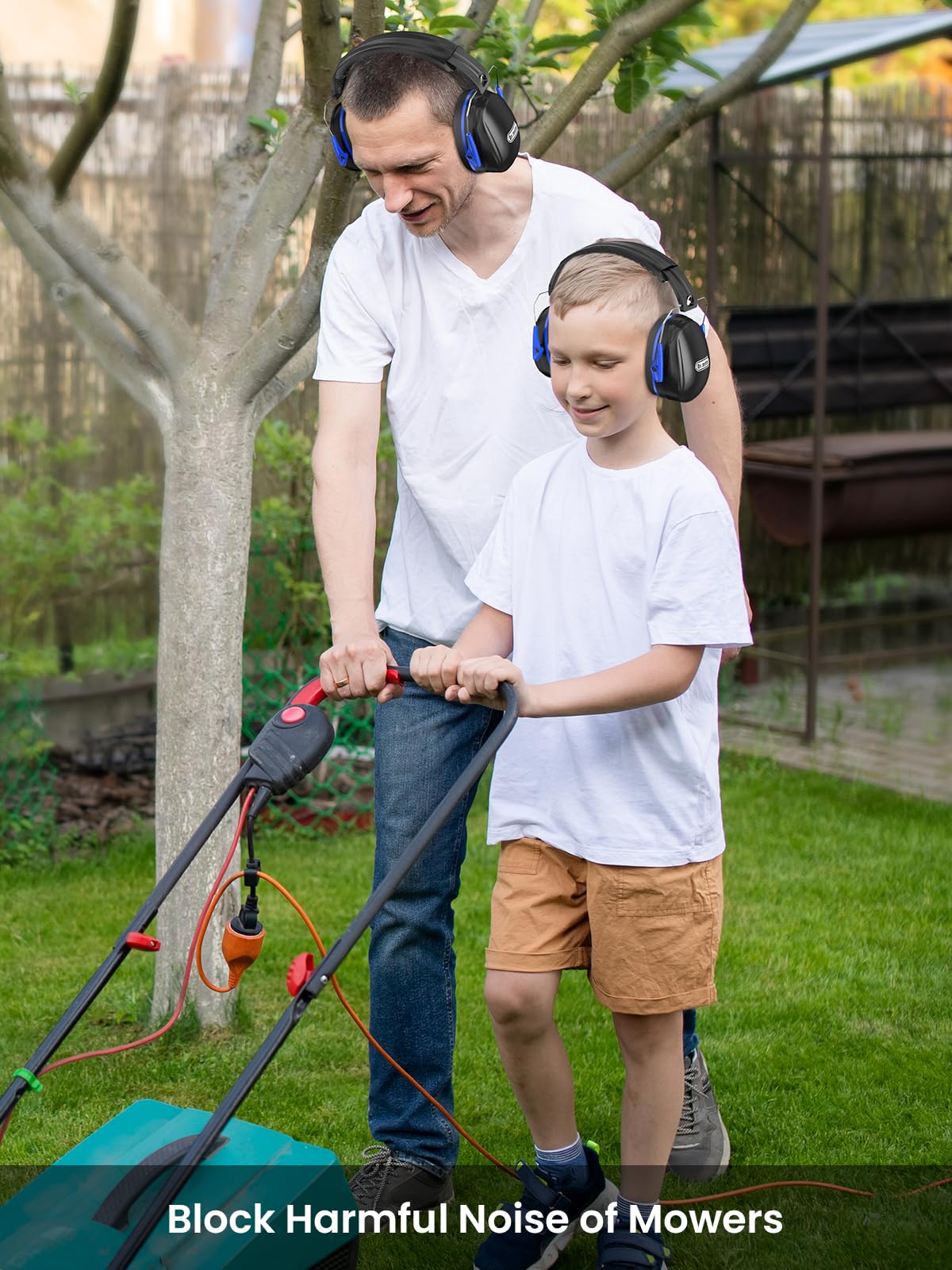 Dr.meter noise reduction earmuffs during woodshop work to reduce noise