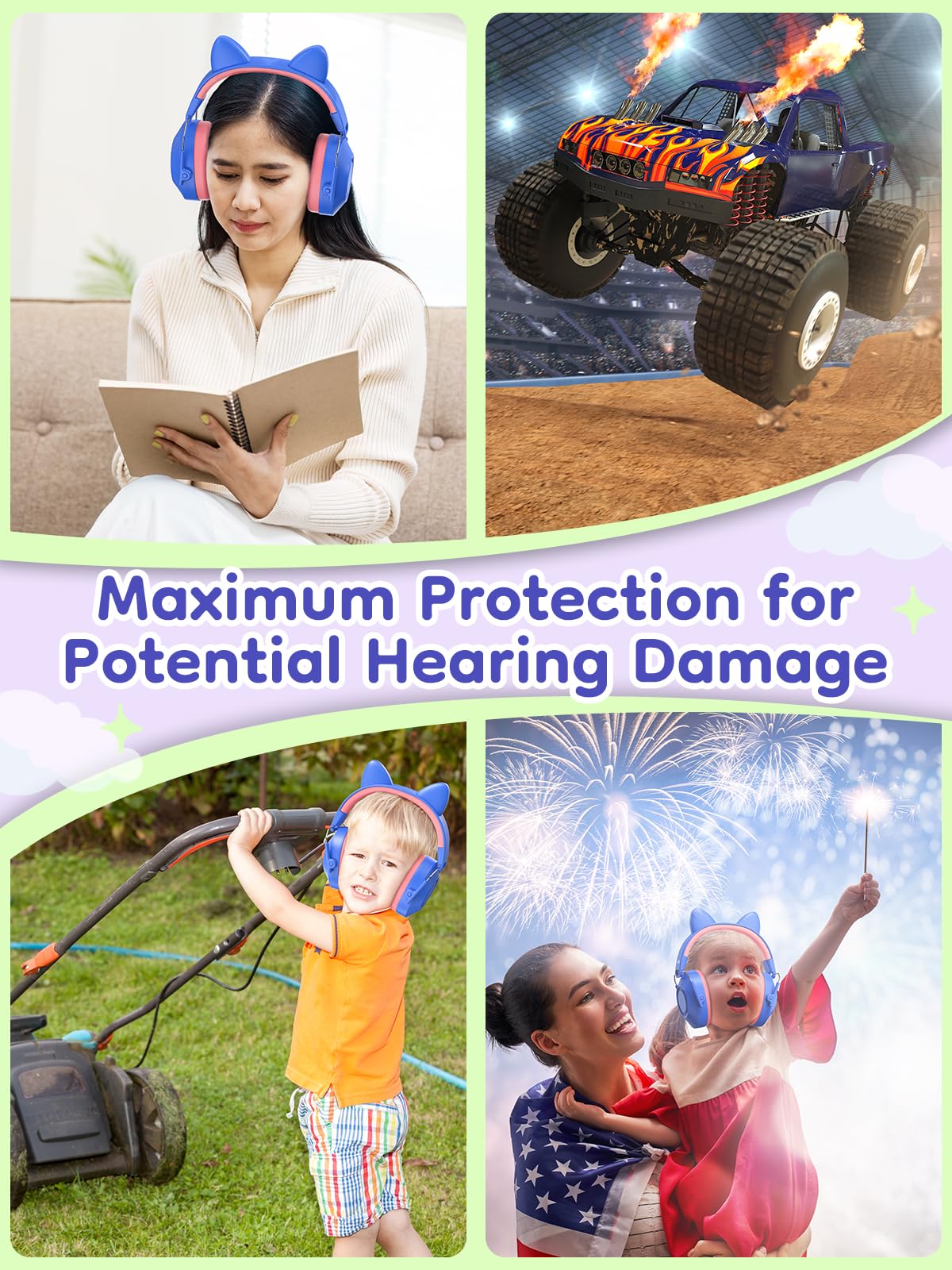 Dr.meter personalization stickers let kids customize their earmuffs.