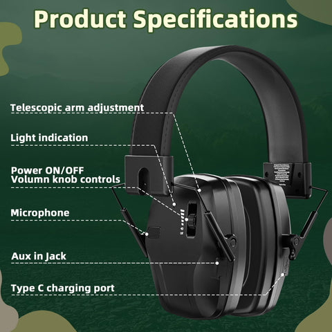 Dr.meter Built-in audio jack enables music playback from a connected device.
