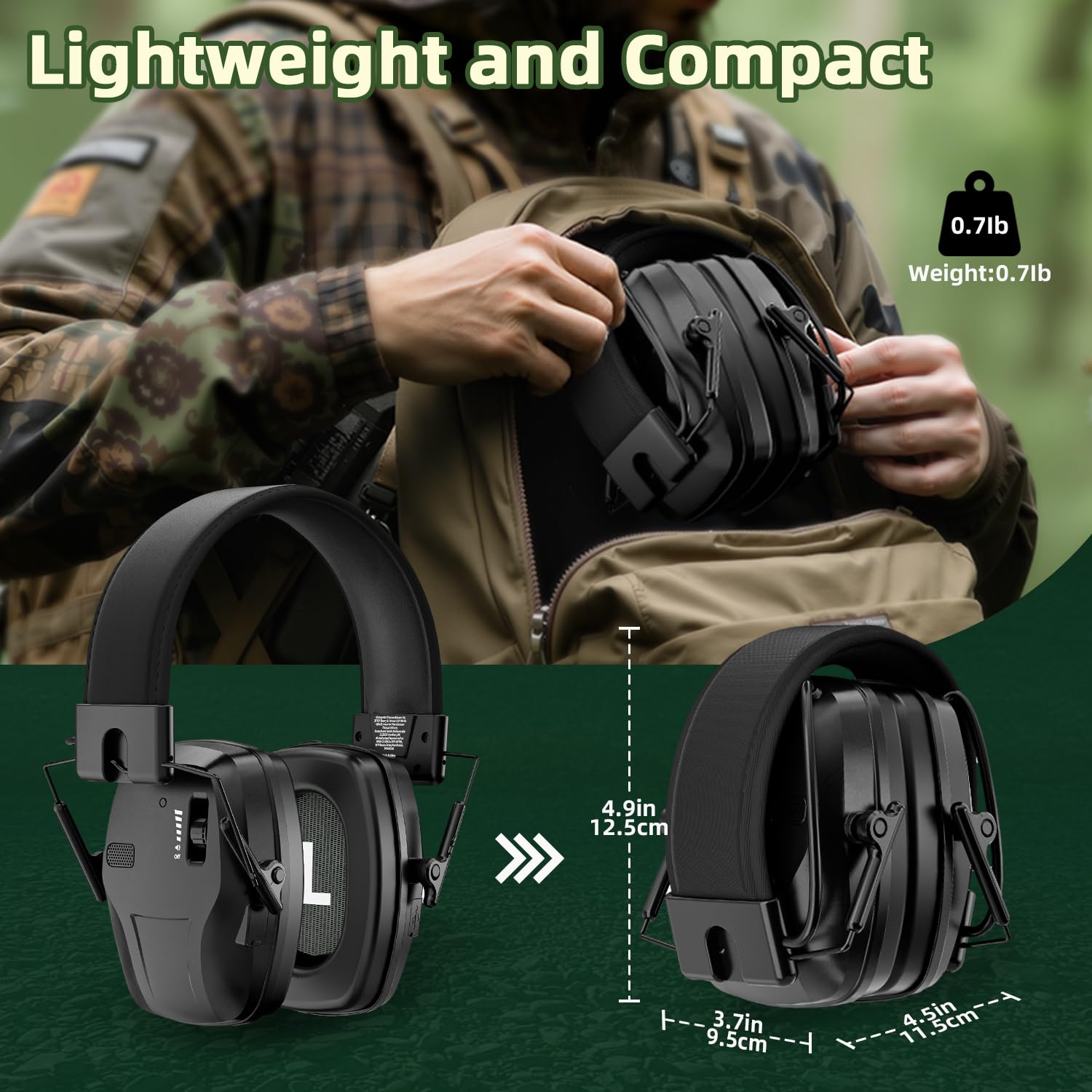 Dr.meter Noise reduction system with smart limiter reduces gunfire bursts.