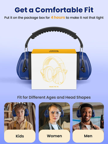 Dr.meter double certified safety keeps ears protected at ranges and workshops.