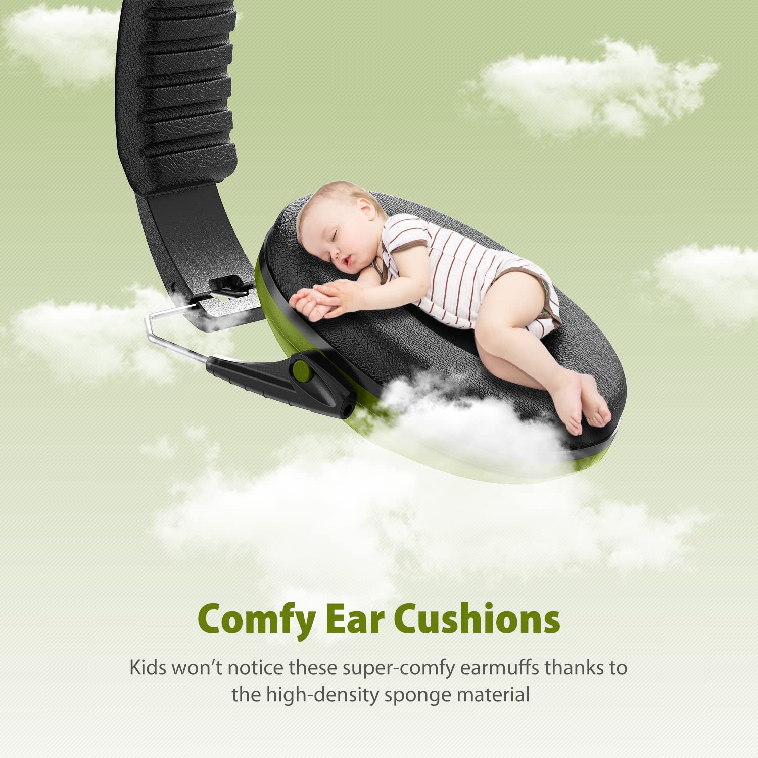 Dr.meter swivel earcups for easy storage and quick wear during activities