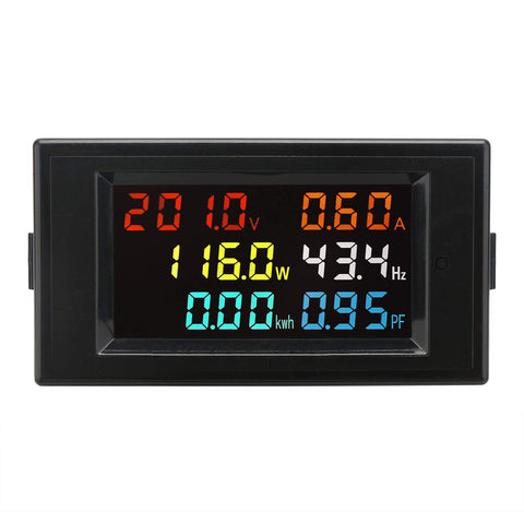 DROK AC Meter 6-in-1 interface consolidates six measurements in one view.
