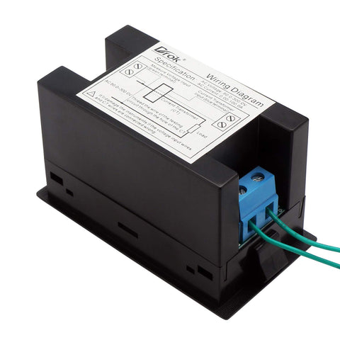 DROK AC Meter supports 45-65 Hz power frequency for grid compatibility.