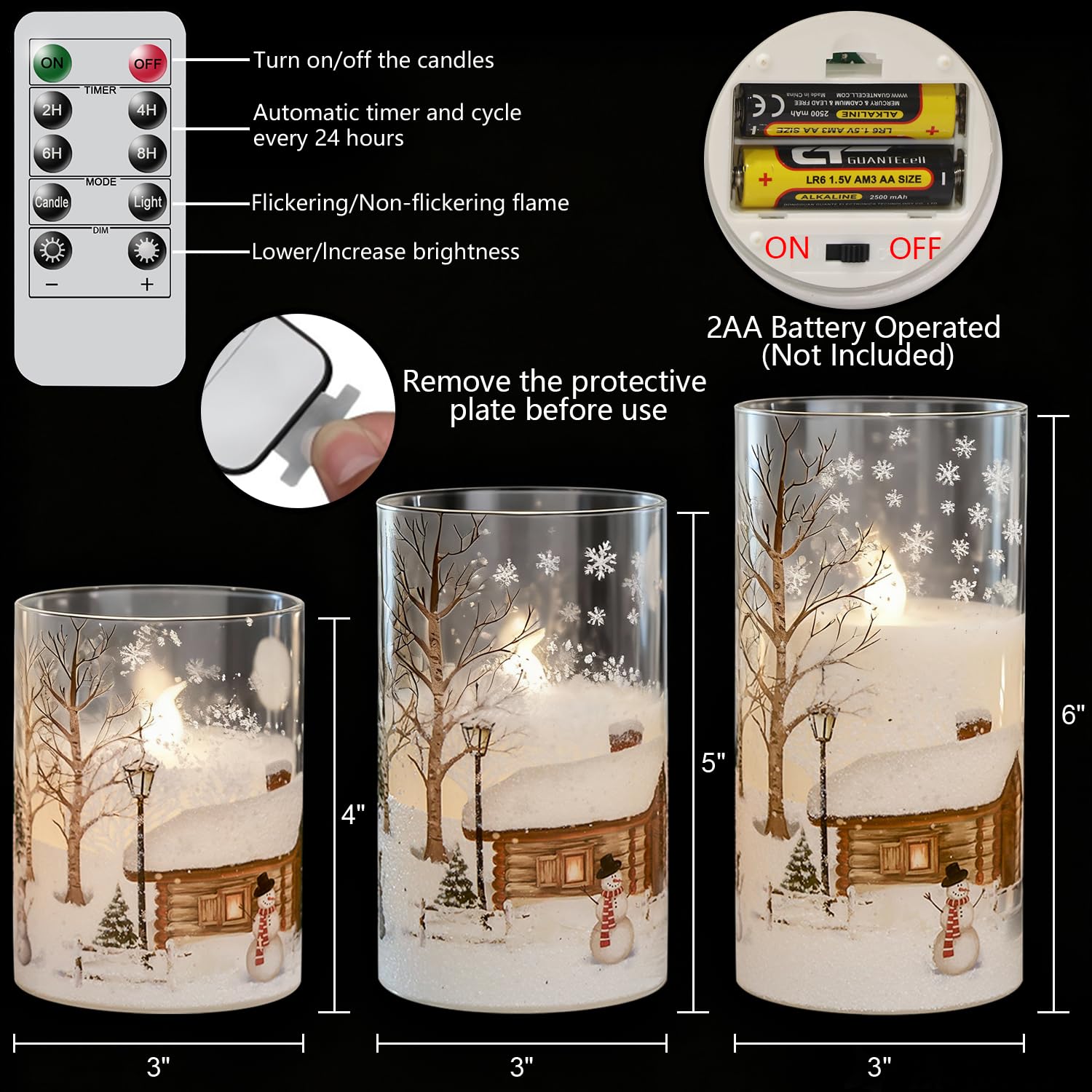 DRomance white real-wax pillars deliver realistic glow without soot.
