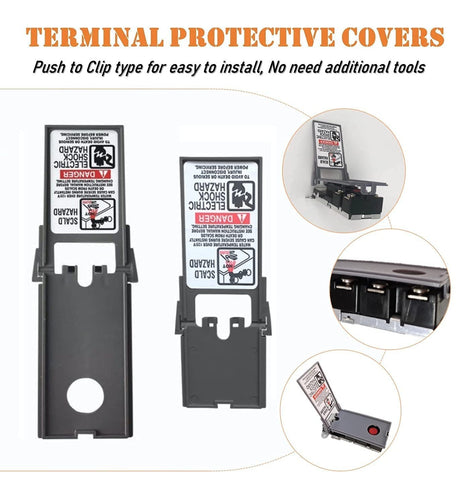 DROMIX EWH-02 protective covers enabling safe installation.