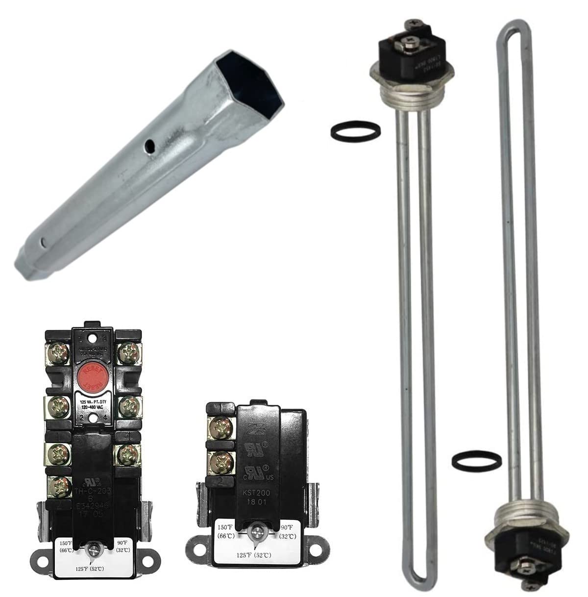 DROMIX EWH-03 upper thermostat for precise temp control
